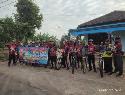 Gowes Wisata Bersama Group GTC Tuban di Lereng Lawu bersama bapak ketua Hambari di Rumah Bapak soekoer