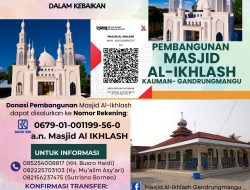Renofasi Total Masjid Besar Al Ikhlash Yang Terletak di Desa Gandrungmangu Kecamatan Gandrungmangu Kabupaten Cilacap