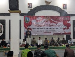 Rasa Syukur dan Semangat Persatuan Warnai Malam Tasyakuran HUT ke-80 RI di Bandar Kedungmulyo