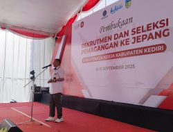 196 Peserta Mengikuti Program Disnaker Kabupaten Kediri Magang ke Jepang