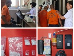 Satresnarkoba Polres Gresik Bekuk Dua Pengedar, Sita Sabu 84 Gram