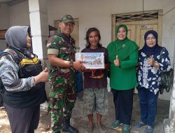 Momentum HUT TNI ke 80, Koramil 0809/02 Pesantren Bakti Sosial Prima Bagikan 80 Paket Sembako