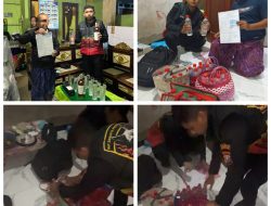 Polres Gresik Amankan Puluhan Botol Arak Bali dan Miras Impor dalam Operasi Tipiring