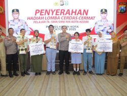 Final, Lomba Cerdas Cermat Kamtibmas Tingkat Pelajar Rebut Piala Kapolres Kediri Kota