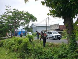 Dinas PUPR  Tulungagung Lakukan Pembersihan dan Pemeliharaan Bahu Jalan Ruas Campurdarat – Sodo