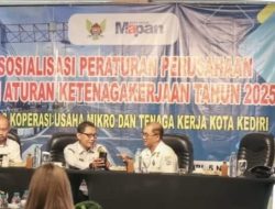 Tingkatkan Pengawasan Peraturan Perusahaan dan Ketenagakerjaan, Dinkop UMTK Kota Kediri Menggelar Sosialisasi