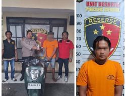 Kurang dari Satu Jam, Polsek Cerme Polres Gresik Tangkap Pelaku Curanmor dan Amankan Barang Bukti