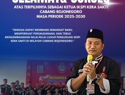 Selamat dan Sukses Atas Terpilihnya Arief Nanang Sugianto,S,STP.M.M. Pimpin IKS PI Kera Sakti Cabang Bojonegoro
