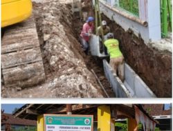 Pemdes Kertosari Madiun Realisasikan Pembangunan Drainase dari Anggaran DD Tahun 2025