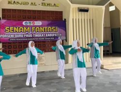 Ajang Kreativitas dan Silahturahmi Antar Pendidik, Dindik Kabupaten Kediri Gelar Porseni Guru PAUD