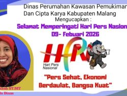 Iklan Ucapan Hari Pers Nasional Dinas Perumahan Kawasan Pemukiman dan Cipta Karya Kabupaten Malang