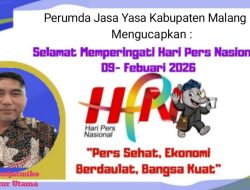 Ucapan Hari Pers Nasional Perumda Jasa Yasa Kabupaten Malang
