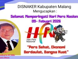 Ucapan Hari Pers Nasional DISNAKER Kabupaten Malang