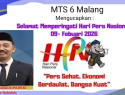 Ucapan Hari Pers Nasional MTS 6 Malang