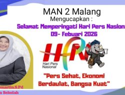 Ucapan Hari Pers Nasional MAN 2 Malang