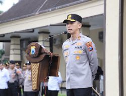 Kapolres Kediri Kota Pimpin Apel Pagi, Warning Keras Personel Soal Kesehatan, Disiplin, dan Kamtibmas Jelang Ramadan