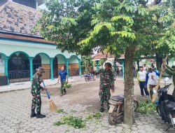 TMMD ke-127 Sentuh Rumah Ibadah: Satgas TNI Percantik Masjid Sambut Ramadhan di Puncu Kediri