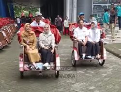 Dorong Transportasi Ramah Lingkungan, 200 Becak Listrik Dibagikan di Kabupaten Kediri