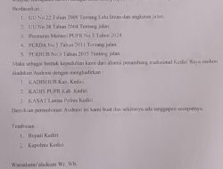 Aliansi Penambang Tradisional Kediri Raya Ultimatum Pemkab: Jalan Hancur, ODOL Harus Ditertibkan