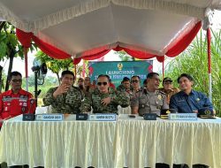 Dandim Kediri Hadiri Peresmian 218 Jembatan Gantung Garuda oleh Presiden Prabowo, Perkuat Akses Desa