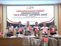 Operasi Pekat Semeru 2026: Polres Kediri Sikat 142 Kasus Kriminal, 146 Tersangka Dibekuk