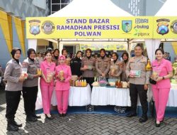 Diserbu Sejak Fajar, Sembako Ludes Sebelum Dzuhur di Bazar Ramadan Presisi Polres Kediri