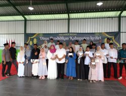 Peluk Hangat Kebersamaan di Kebun Blimbing Turus, Dinas Pendidikan Kabupaten Kediri Tebar Kepedulian untuk Anak Kurang Mampu