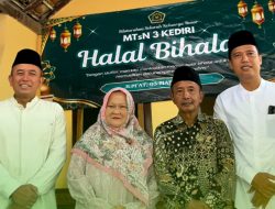 Hangatnya Syawal, Halal Bihalal MTsN 3 Kediri Pererat Ukhuwah Bersama Kepala Kankemenag