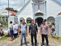 Pengamanan Ketat Jumat Agung, Polres Kediri Pastikan Ibadah Aman dan Khidmat