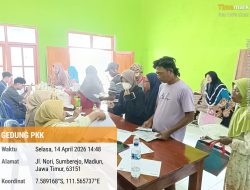 Ratusan Warga Desa Sumberejo Madiun Terima Bansos Beras 20 Kg dan Minyak Goreng dari Kemensos