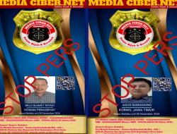 Pemberitahuan Dua Anggota Ciber Resmi Di Keluarkan Redaksi Sekaligus di Stop Pers