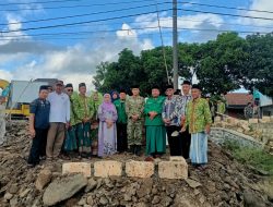 Wujudkan Kemandirian Organisasi, PRNU Karangdagangan Gelar Peletakan Batu Pertama Pembangunan Kantor Bersama