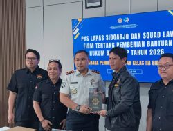 DPW Squad nusantara jawa timur berikan pendekatan hukum dan spiritual dalam kunjungan ke lapas kelas ll A sidoarjo