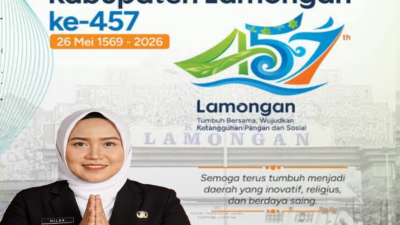 Pemerintah Kabupaten Lamongan RSUD Ngimbang Lamongan. Ucapan Hari Jadi Lamongan Ke – 457 Tahun