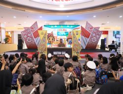 Polres Kediri Kota Hadirkan Wayang Karton Edukatif, Anak-anak Antusias Belajar Sambil Bermain