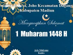 Pemerintah Desa Joho Kecamatan Dagangan Kabupaten Madiun