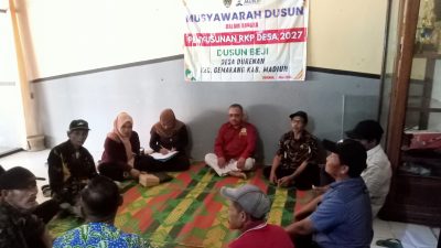 Dalam Rangka RPJMDes 2026-2027 DESA DURENAN MADIUN Gelar Musyawarah Dusun ( MUSDUS)