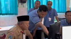 Kepala Dinas Pendidikan Kabupaten Kediri Monitoring Pelaksanaan SPMB SMP Tahun Pelajaran 2026/2027