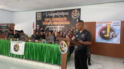 Pengukuhan DPC Jurnalis Terate Indonesia Cabang Jombang Perkuat Sinergi Organisasi dan Profesionalisme Insan Pers