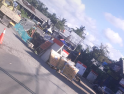 Perbaikan jembatan Wonokerto Kecamatan Bantur