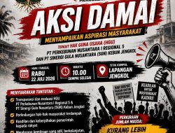 5.000 Warga dari 16 Desa Siap Gelar Aksi Damai di PTPN I dan SGN Kebun Jengkol, Tuntut Kepastian HGU