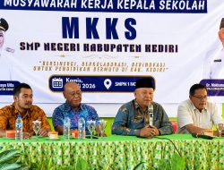 Forum MKKS SMP Kabupaten Kediri Jadi Ajang Evaluasi SPMB dan Penguatan Sekolah Ramah Anak