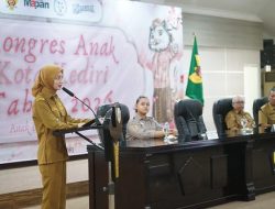 Mbak Wali Ajak Anak Berani Bersuara, Kongres Anak Kota Kediri Jadi Wadah Lahirkan Kebijakan Ramah Anak