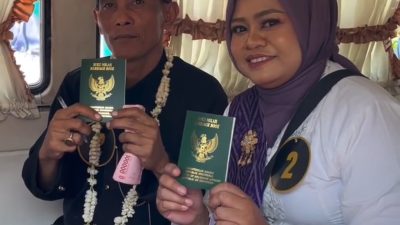 53 Pasangan Akad di Dalam VW Kombi, Kota Kediri Pecahkan Rekor MURI
