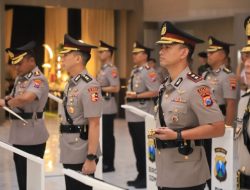 AKBP Anggi Saputra Ibrahim Resmi Tinggalkan Polres Kediri Kota, Tongkat Komando Beralih ke AKBP Kresno Wisnu Putranto