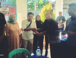 Penyerahan sertifikat program PTSL 2025 pada desa pasinan