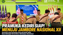 Kepala Kemenag Kediri Lepas Kontingen Jamnas XII 2026, Tekankan Pramuka sebagai Kawah Candradimuka Pembentuk Karakter
