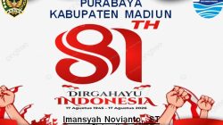 Perusahaan Daerah Air Minum Tirta Dharma Purabaya Kabupaten Madiun mengucapkan selamat memperingati HUT Kemerdekaan RI Ke – 81