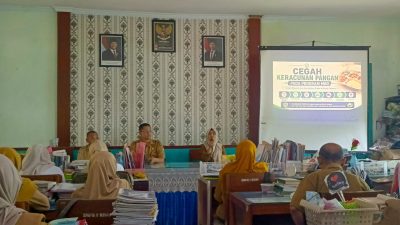 Cegah Keracunan Pangan, SMPN 1 Kras Gandeng Puskesmas Gelar Sosialisasi Deteksi Dini