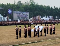 Kontingen Kediri Curi Perhatian di Jamnas XII 2026, Tata Kemah Dipuji Kwarda Jatim